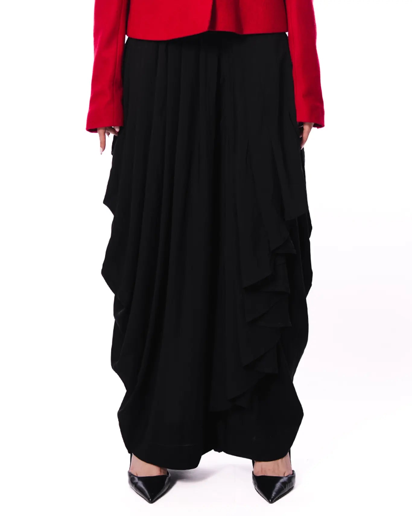 baro studio black dhoti pant cult store pakistan