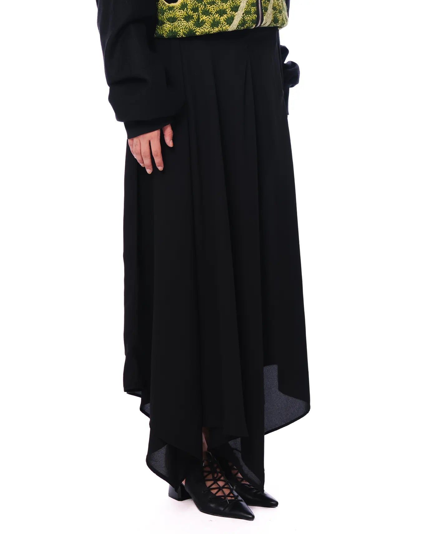 Baro Studio Black Black Work Skirt - CULT - haider