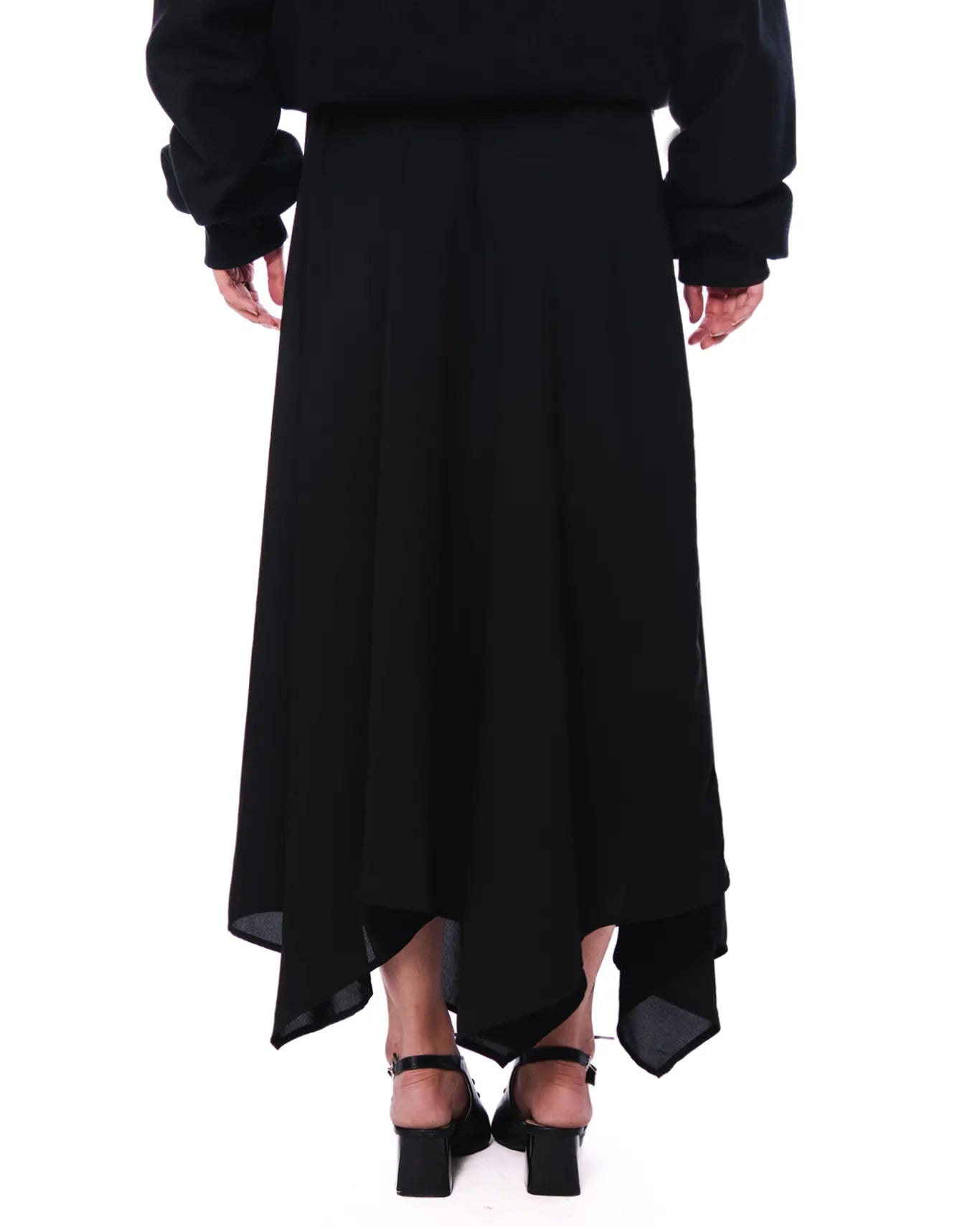 Baro Studio Black Black Work Skirt - CULT - haider