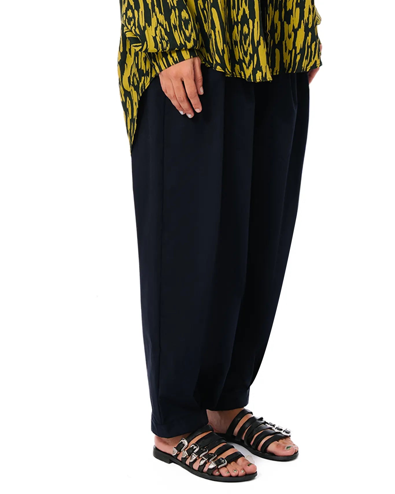 baro studio navy balloon pants cult store