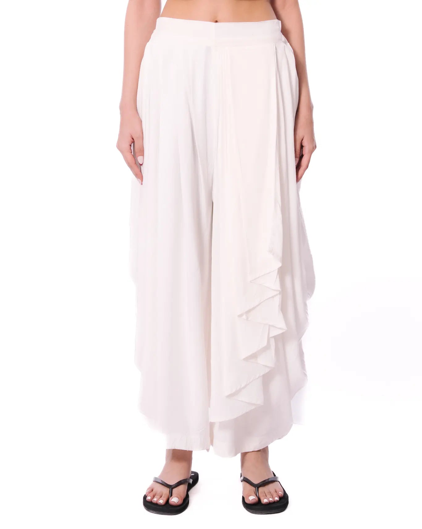 Baro Studio White White Dhoti Pant - CULT - haider