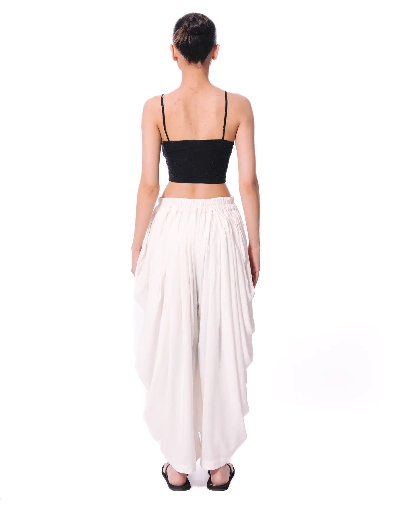 Baro Studio White White Dhoti Pant - CULT - haider