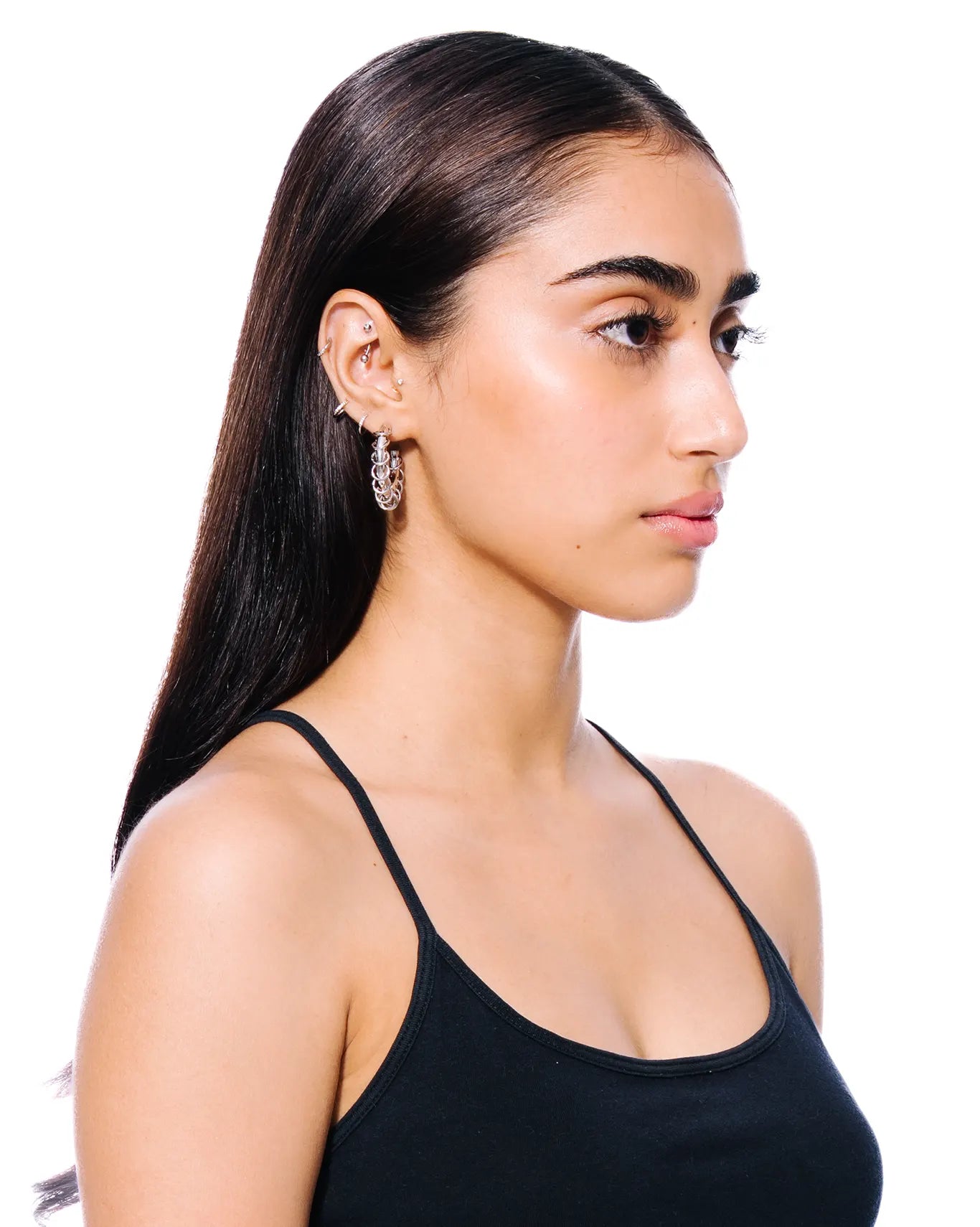 bodjunk silver helix ii earrings cult store