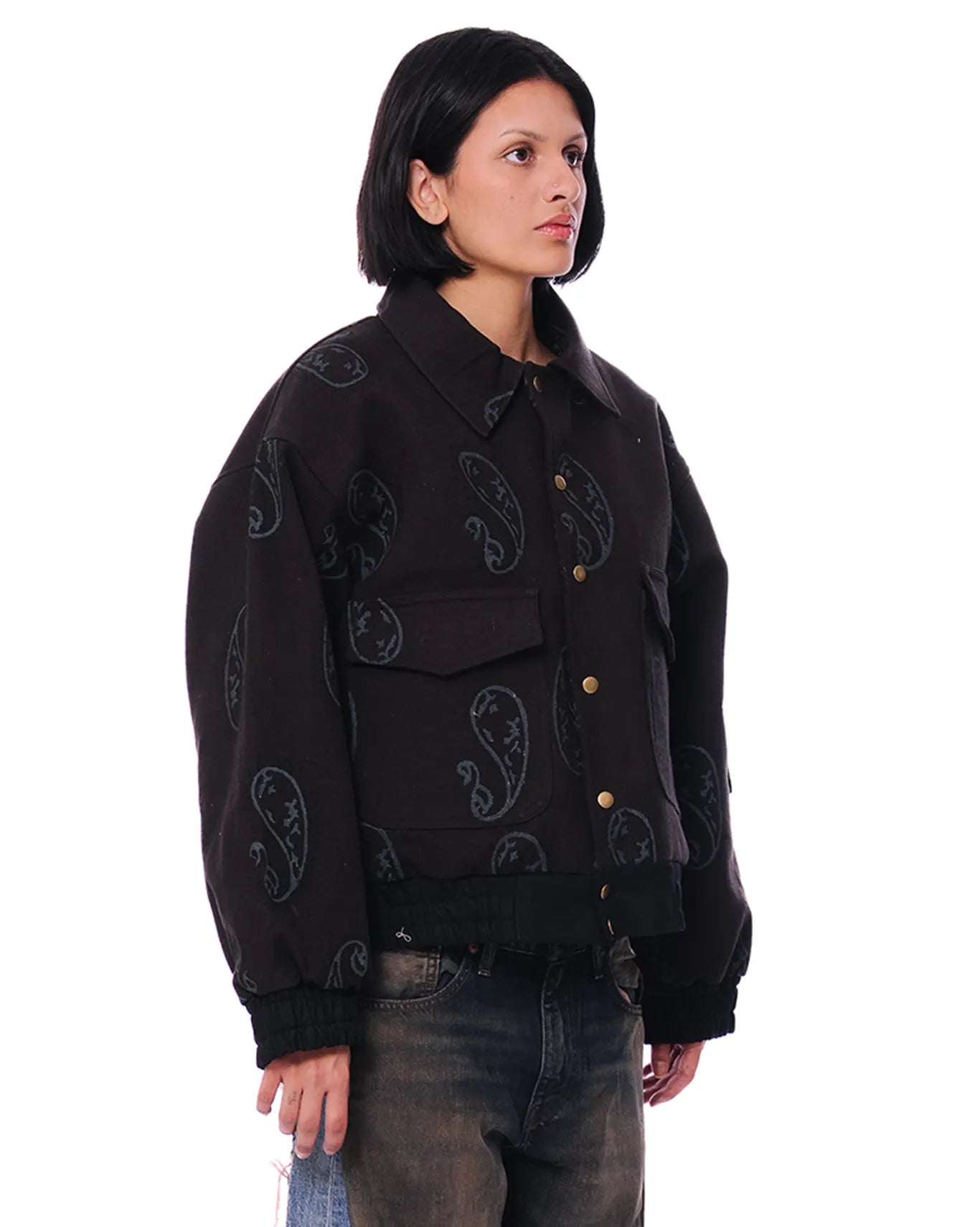 Collected XX Charcoal Grey Charcoal Ambi Bomber - CULT - haider