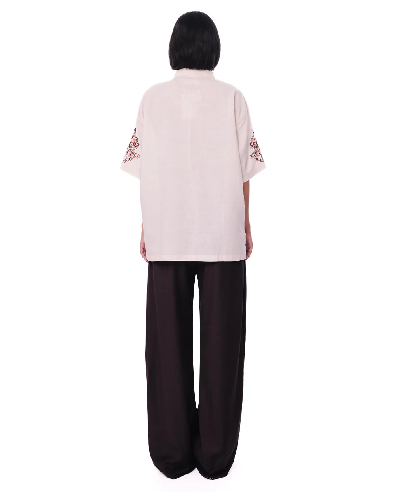 Collected XX Cream Cream Phool Shirt - CULT - haider