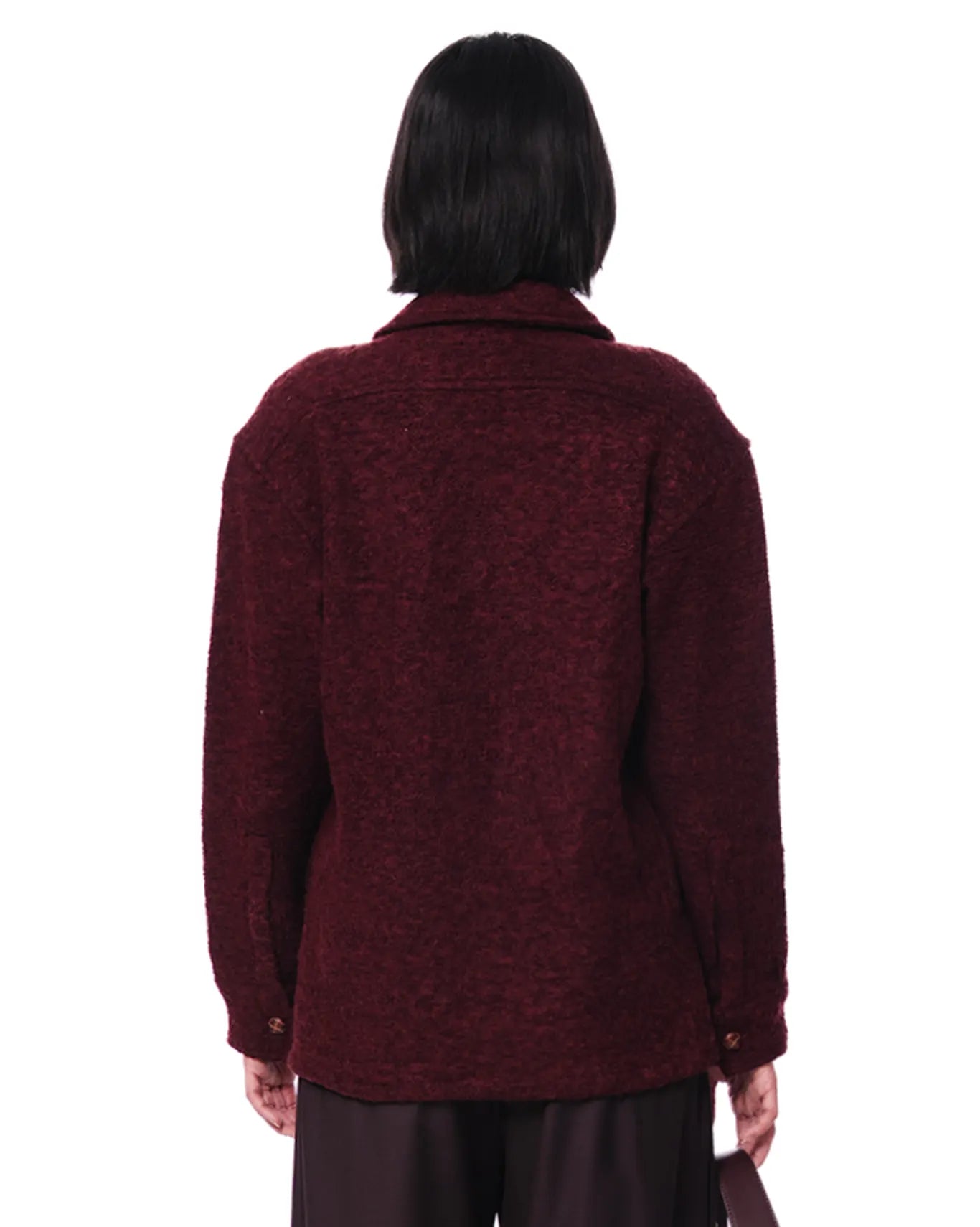 collected xx Maroon Ambi Cardigan cult store pakistan outerwear jacket