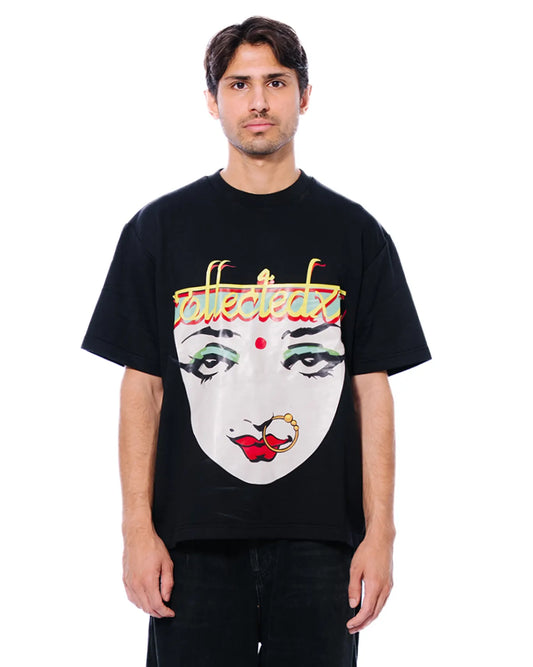 collected xx black graphic tee cult store