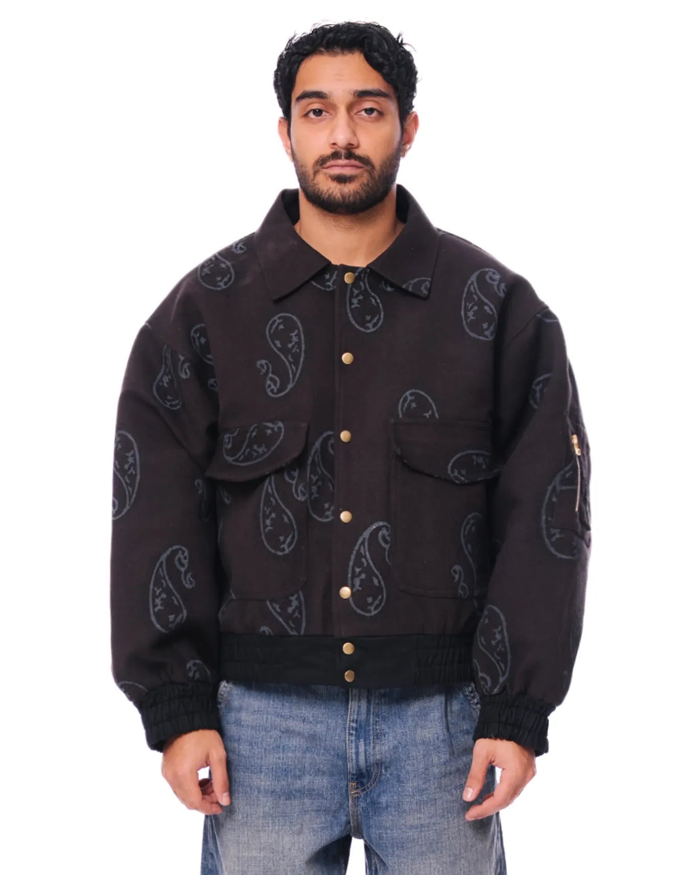 Collected XX Charcoal Grey Charcoal Ambi Bomber - CULT - haider