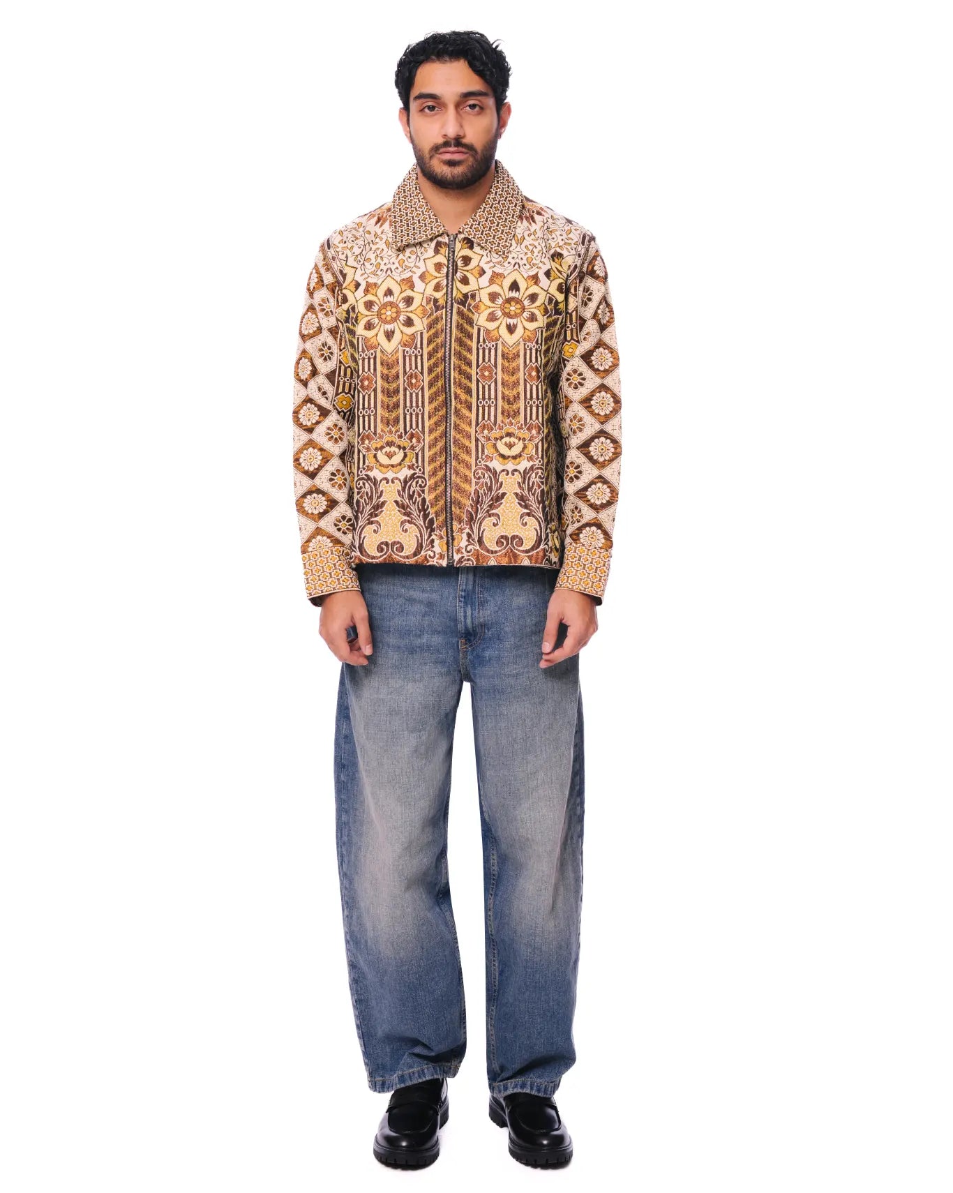 Collected XX Multi Color Dune Cropped Jacket - CULT - haider