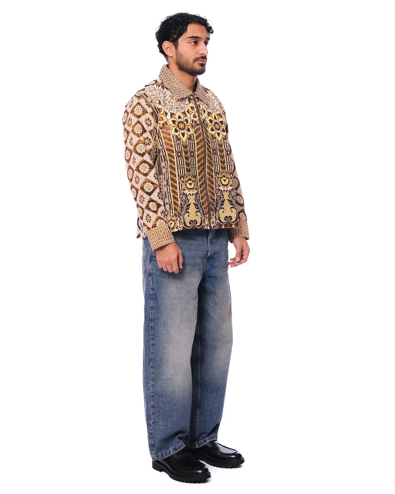 Collected XX Multi Color Dune Cropped Jacket - CULT - haider