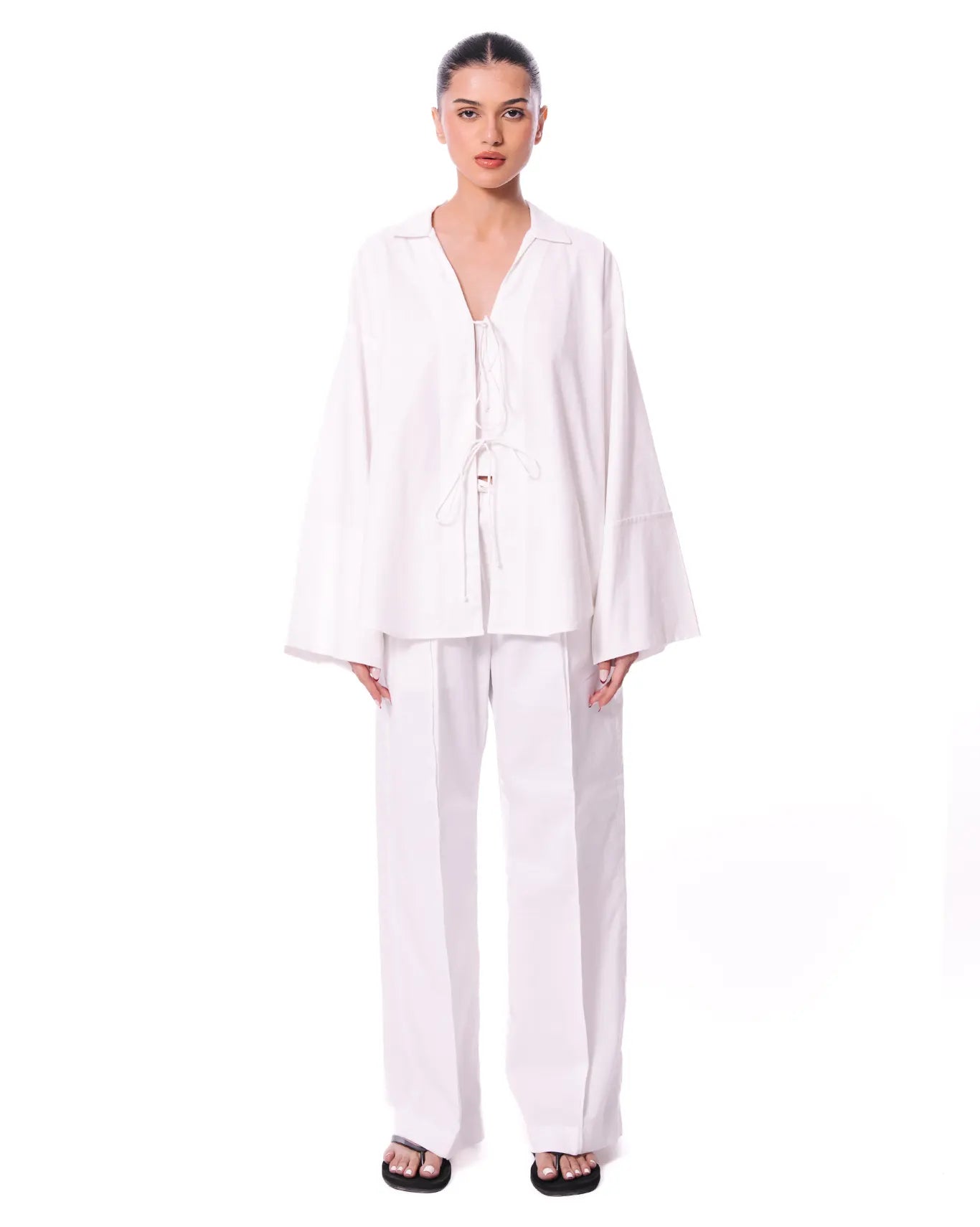 curated collar jap linen set cult store pakistan 1
