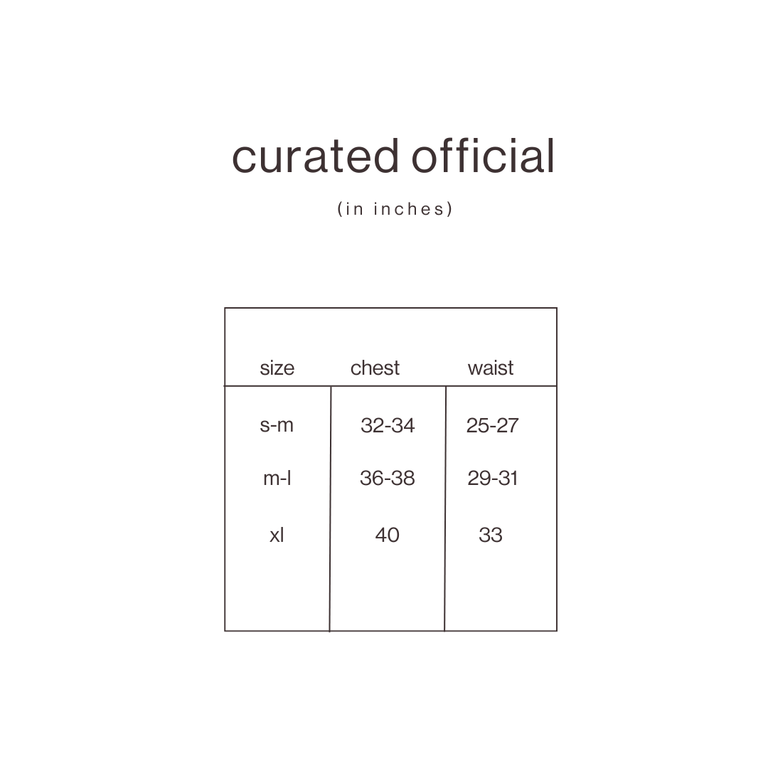 Size Guide for B/W Strapless Dress