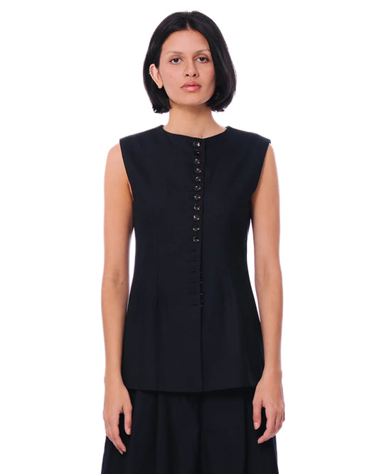 cyanide Black Sen Vest cult store women sleeveless