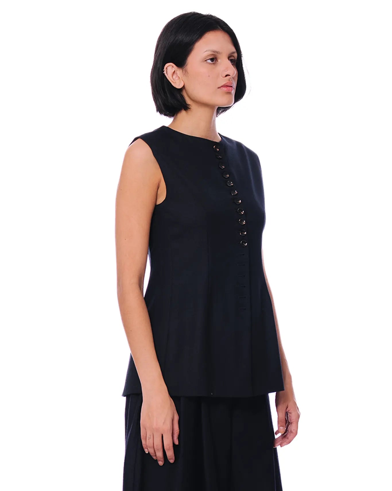 cyanide Black Sen Vest cult store women sleeveless