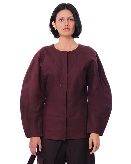 cyanide Red Kumo Shirt women burgundy blouse cult store