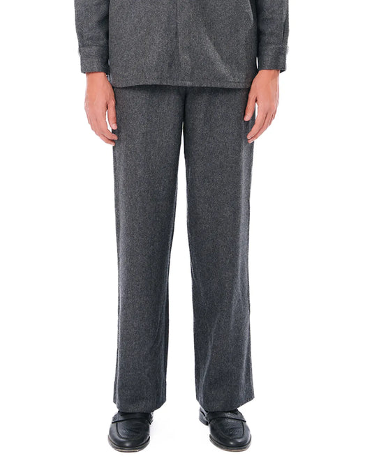 Cyanide grey Wool flannel pants cult store