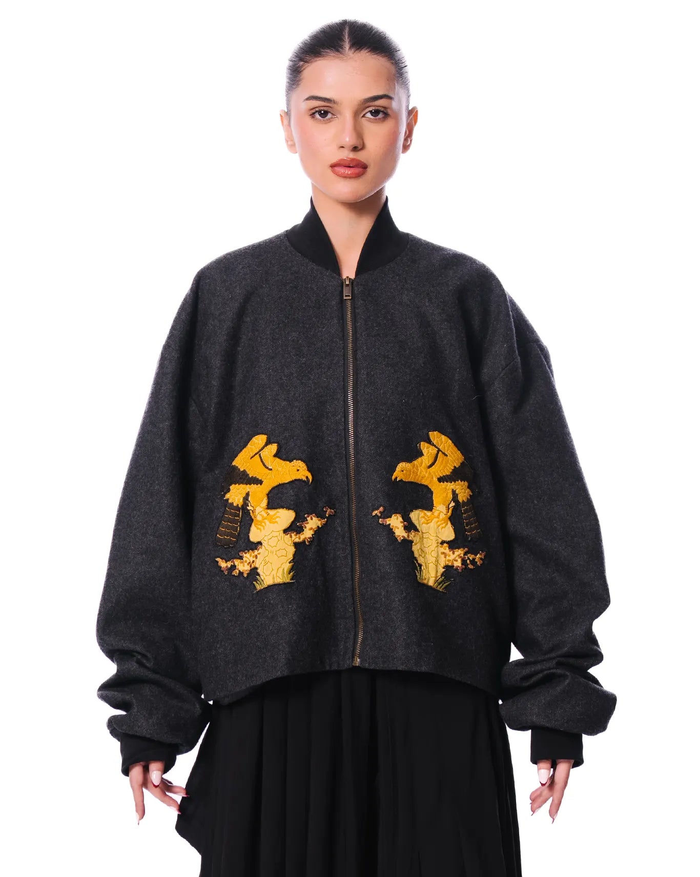 Demo Black Hawk Bomber Jacket - CULT - haider