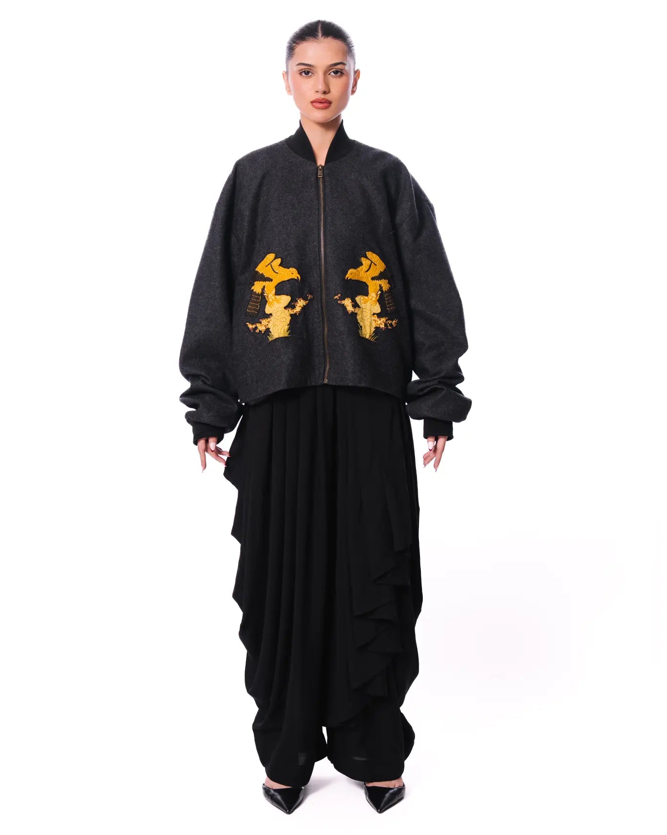 Demo Black Hawk Bomber Jacket - CULT - haider