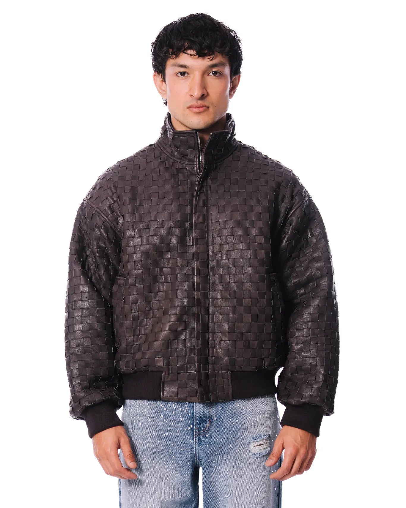 dreams of arthur brown braided leather jacket cult store pakistan 