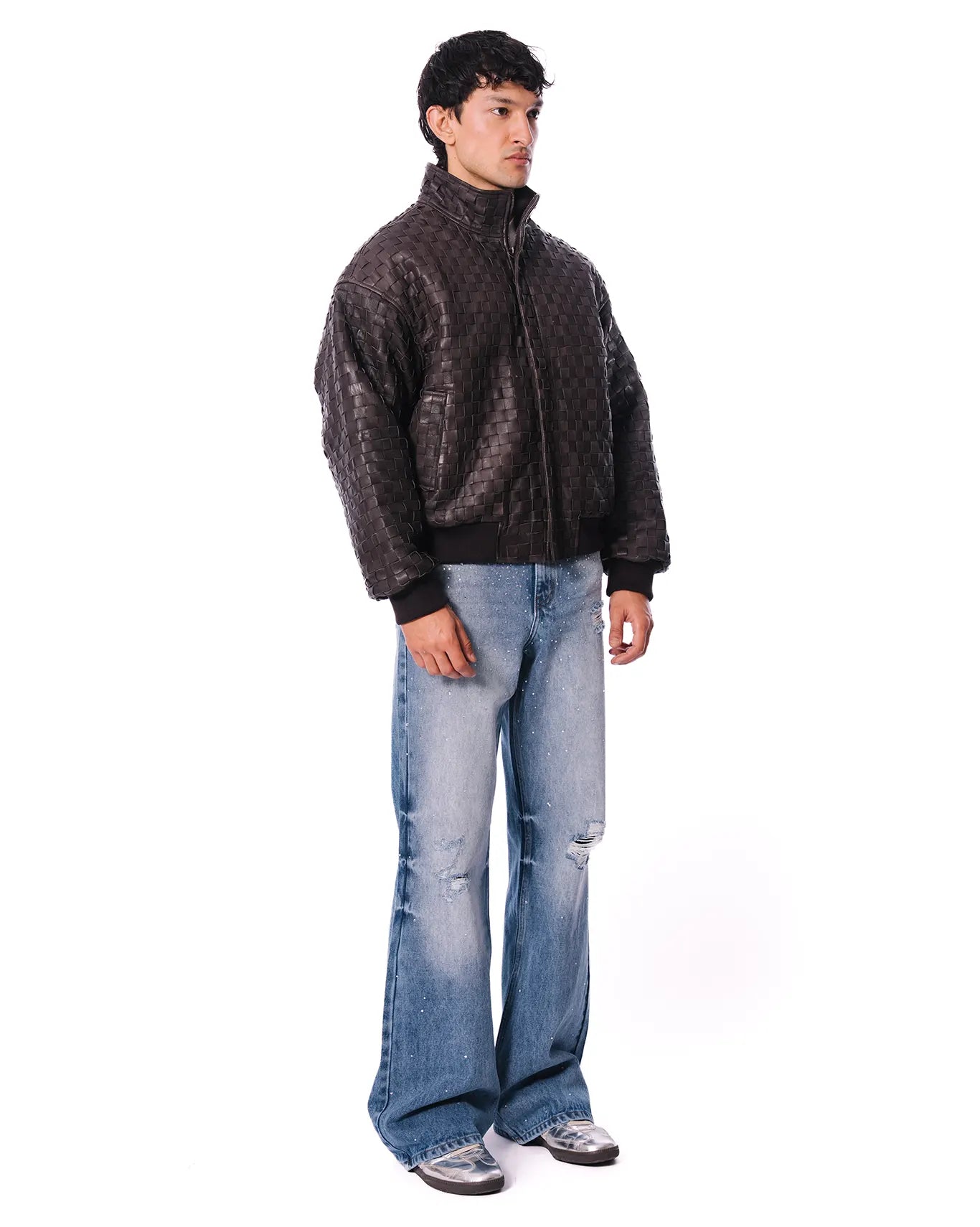 dreams of arthur brown braided leather jacket cult store pakistan 4