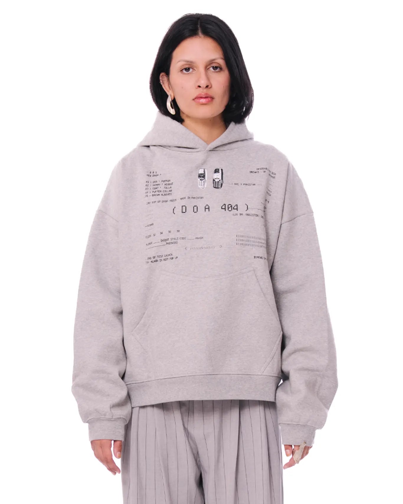 Dreams of Arthur Grey Grey Nokia 3310 Hoodie - CULT - haider