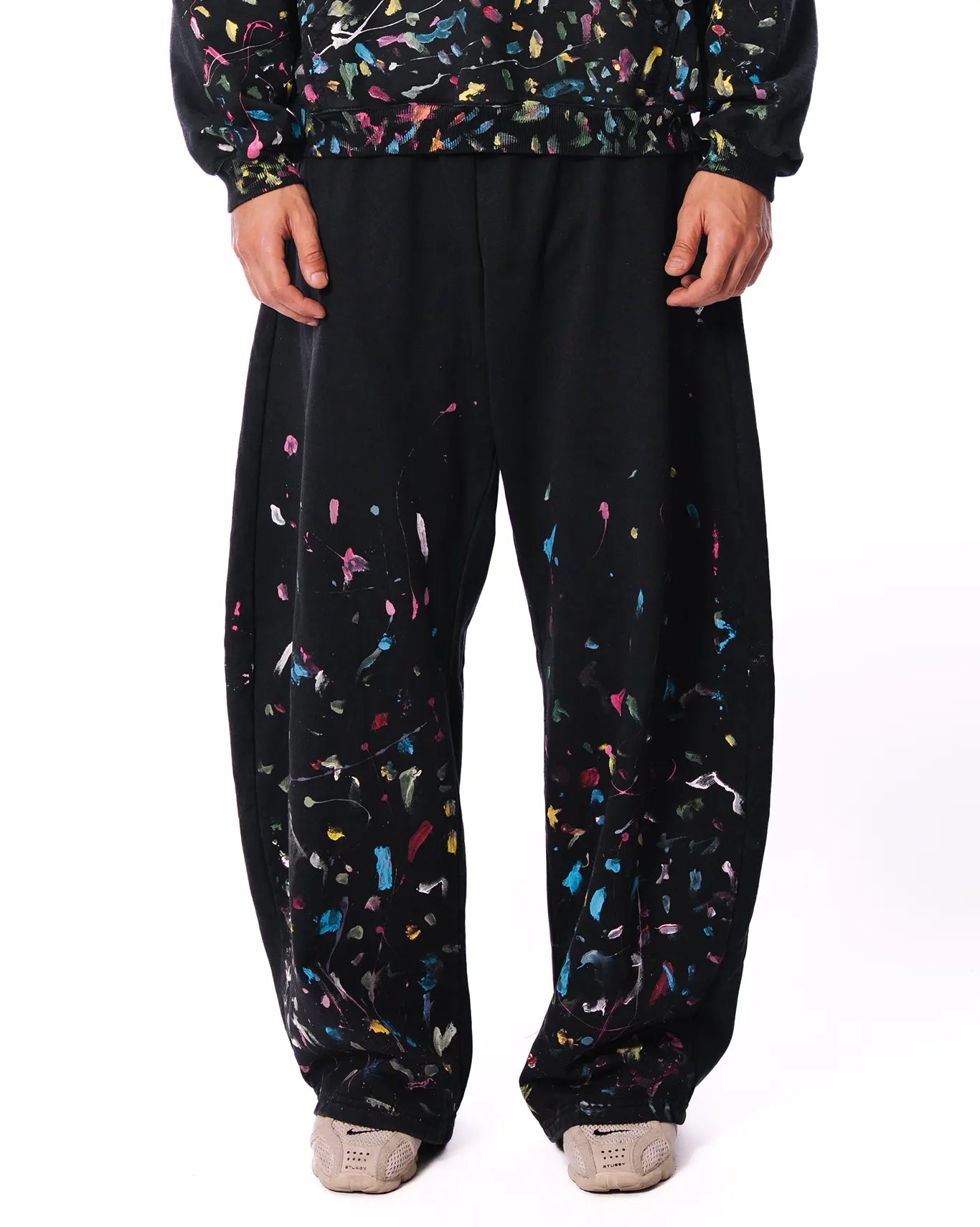 Dreams of Arthur Black Hand Painted Fit Pants - CULT - haider