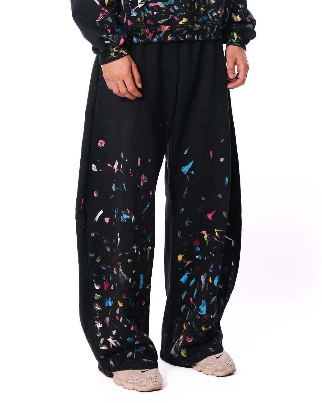 Dreams of Arthur Black Hand Painted Fit Pants - CULT - haider