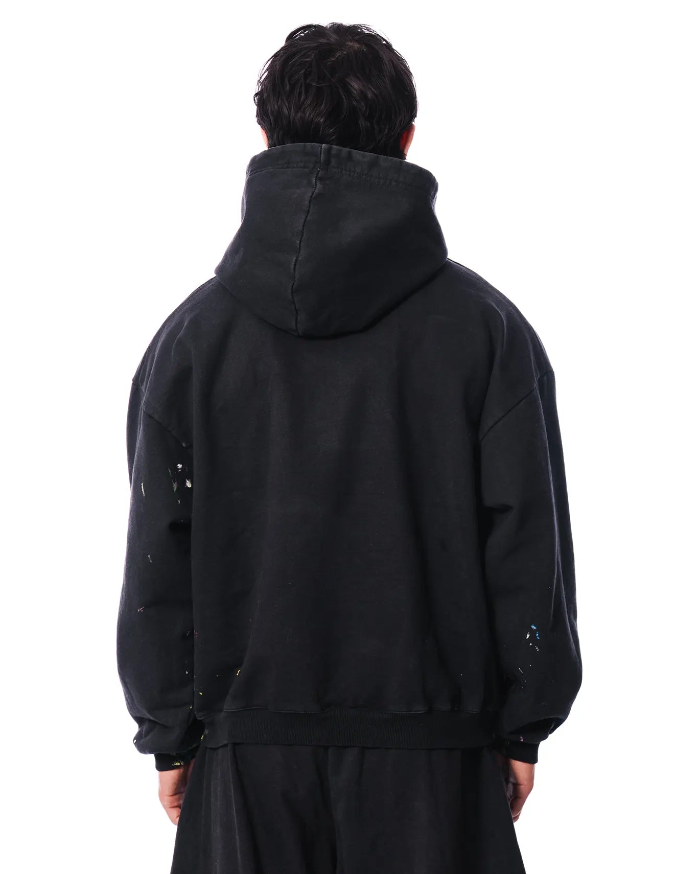 Dreams of Arthur Black Hand Painted Hoodie - CULT - haider