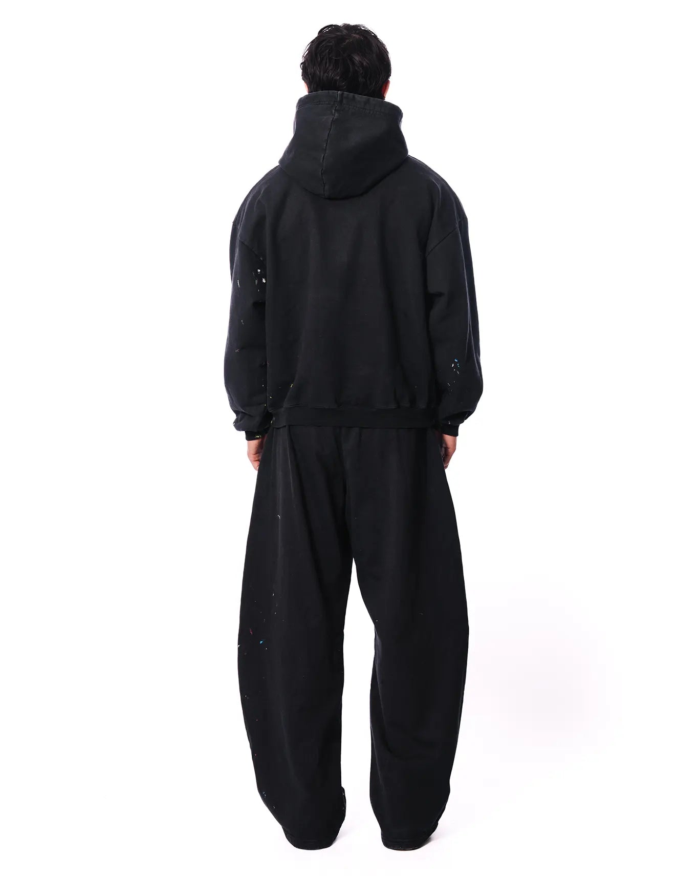 Dreams of Arthur Black Hand Painted Hoodie - CULT - haider