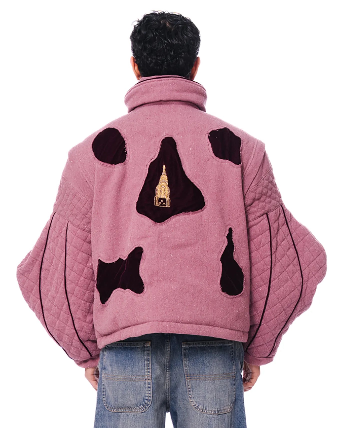 Dreams of Arthur Mauve Mauve Snack Bar Handwoven Vest - CULT - haider