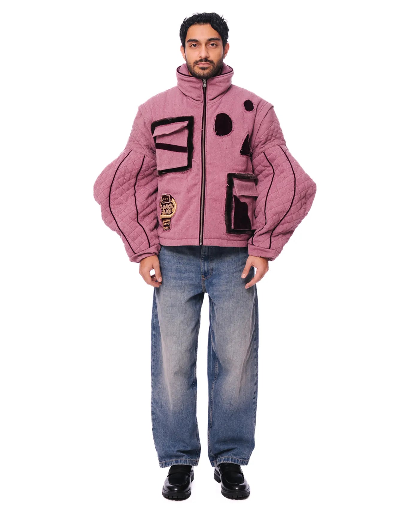 Dreams of Arthur Mauve Mauve Snack Bar Handwoven Vest - CULT - haider