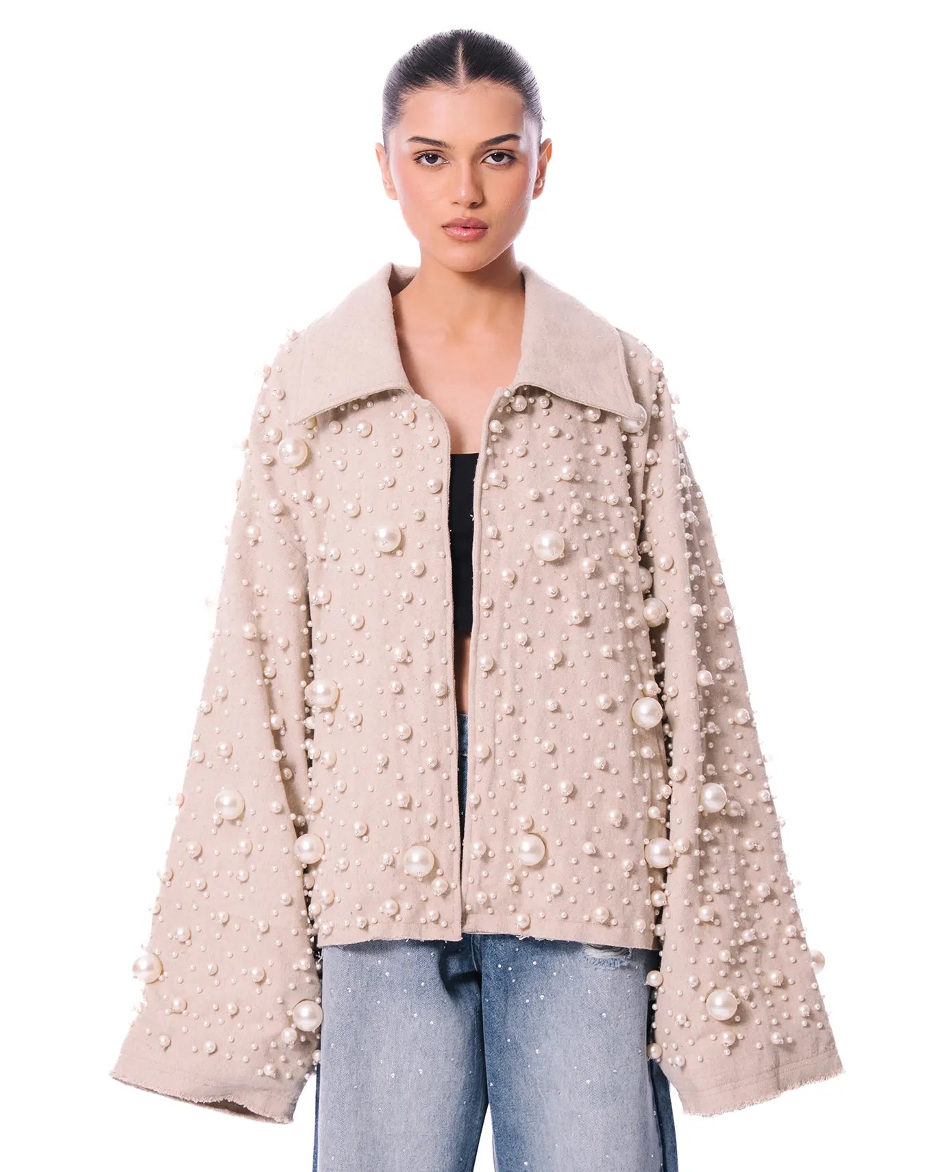 Dreams of Arthur Cream Mother of Pearl Jacket - CULT - haider