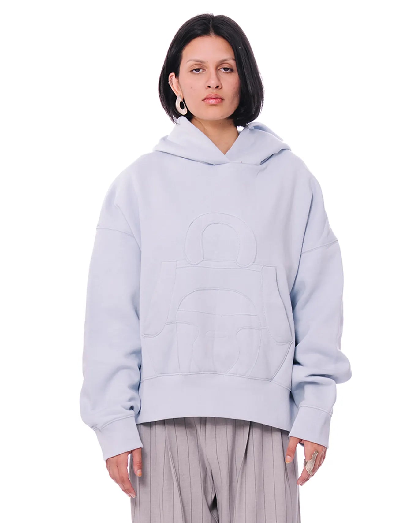 Dreams of Arthur Blue Blue Oversized Handbag Hoodie - CULT - haider