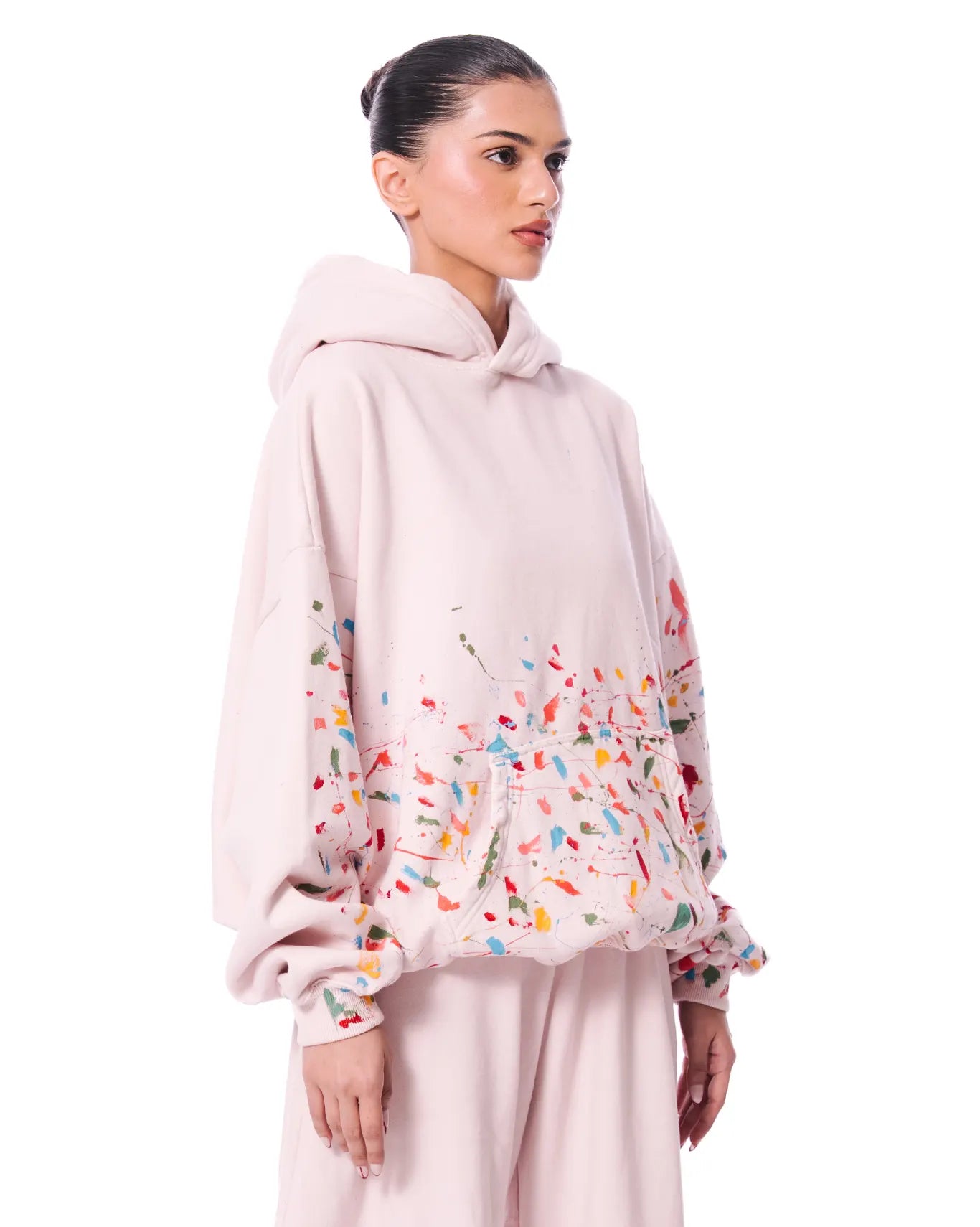Dreams of Arthur Pink Hand Painted Hoodie - CULT - haider