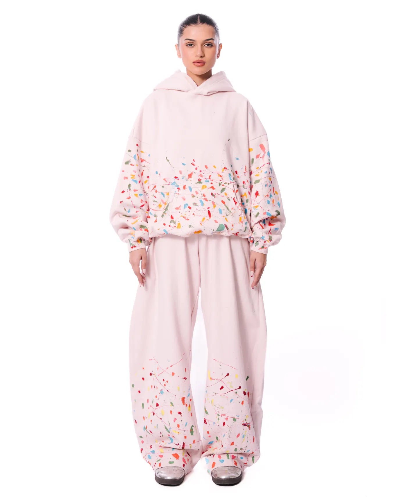 Dreams of Arthur Pink Hand Painted Hoodie - CULT - haider