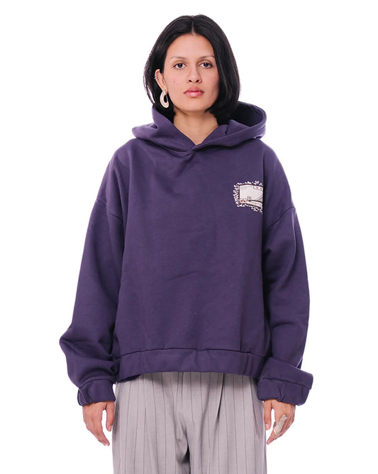 dreams of arthur purple brooklyn postcard hoodie womenswear cult store pakistan