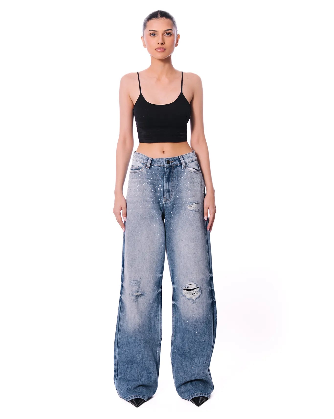 dreams of arthur rhinestone denim cult store pakistan 3