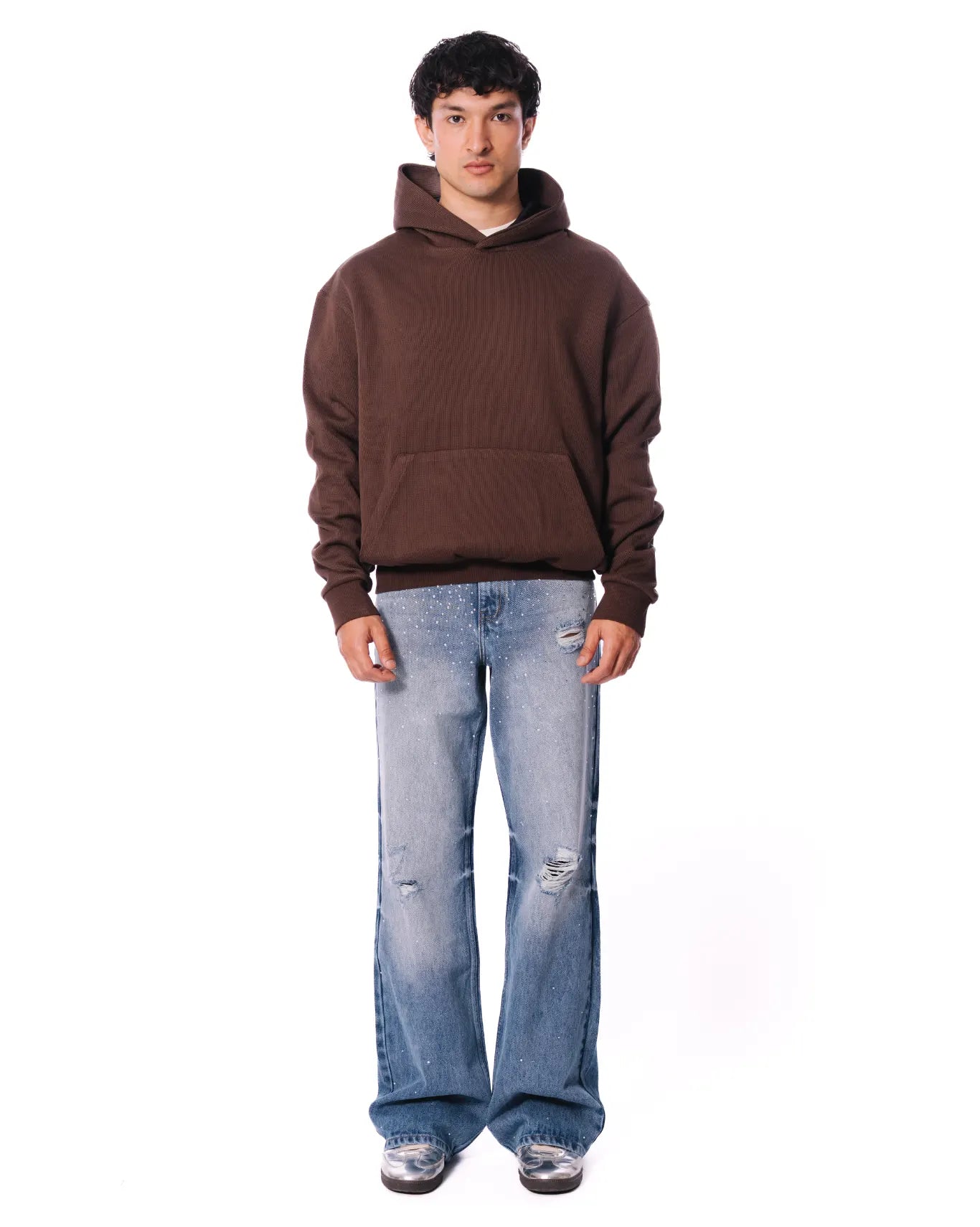 Dreams of Arthur Blue Rhinestone Sparkly Denims - CULT - haider