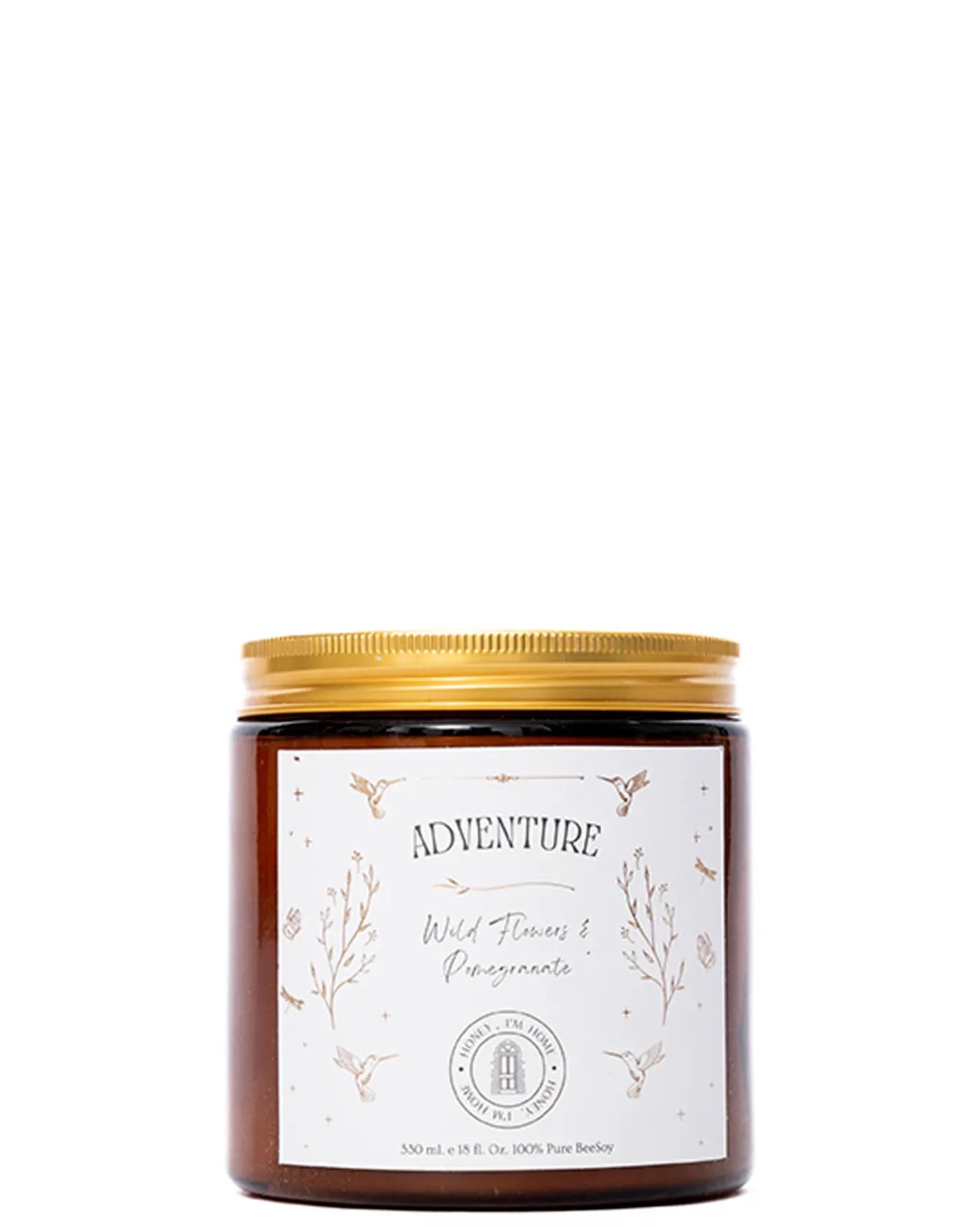 honey im home Adventure - Wild Flowers & Pomegranate Candle (Medium) cult