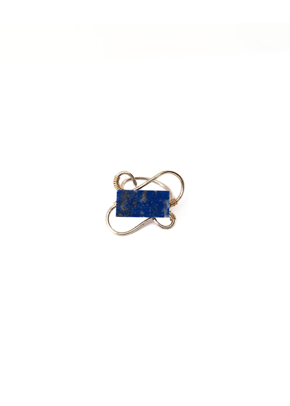 Jahanara Jewels Default Title Gold Lapis Spell Ring - CULT