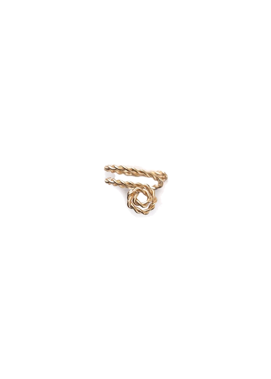 Gold Eterna Twist Ring