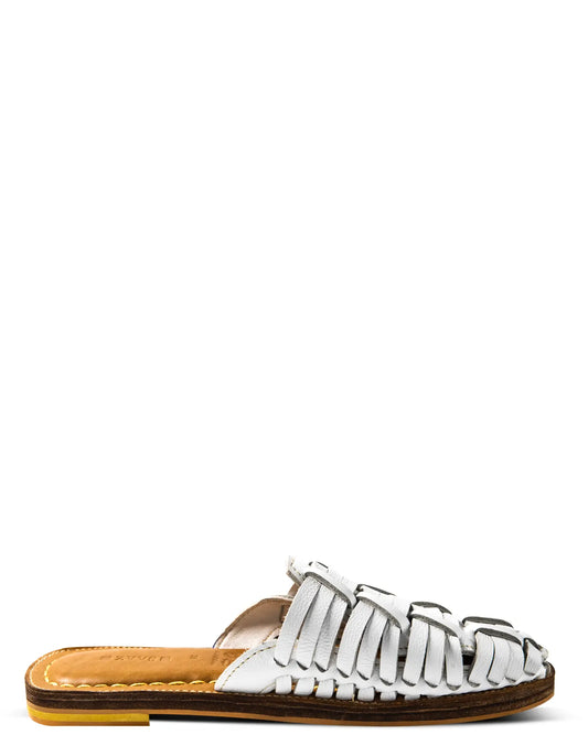 in my saaz White Cannes Slides cult footwear