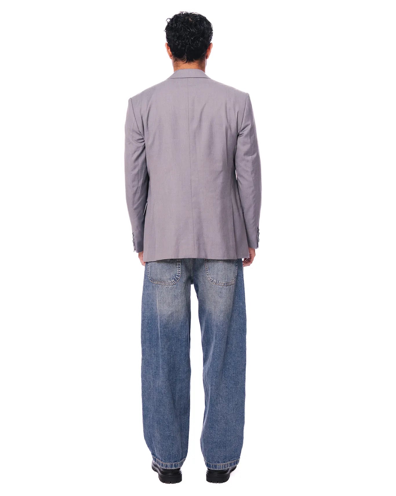 Inclusivitee Light Grey Grey Single Breasted Blazer - CULT - haider