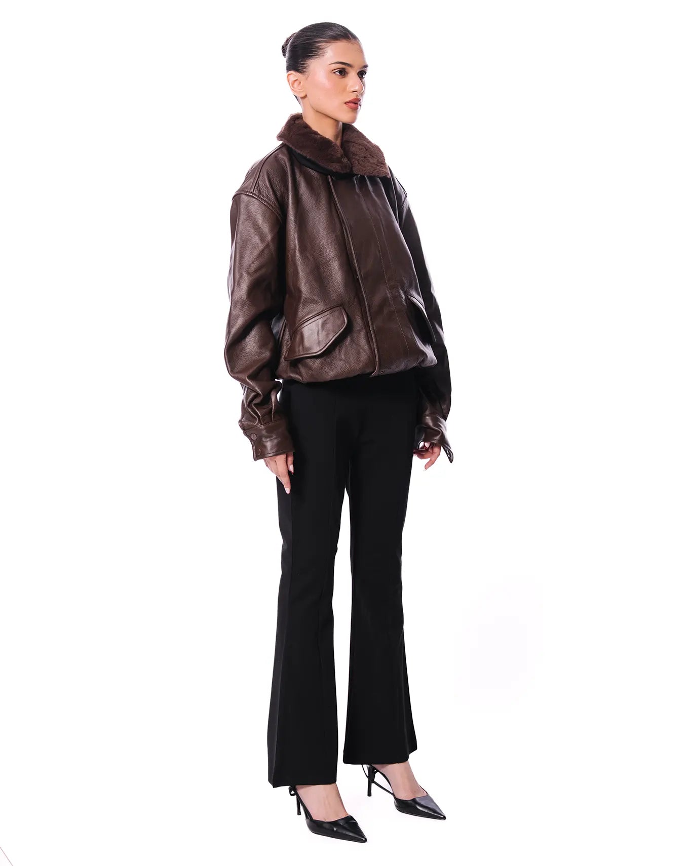 Koyo Black Black Luluknit Bootcut Pants - CULT - haider