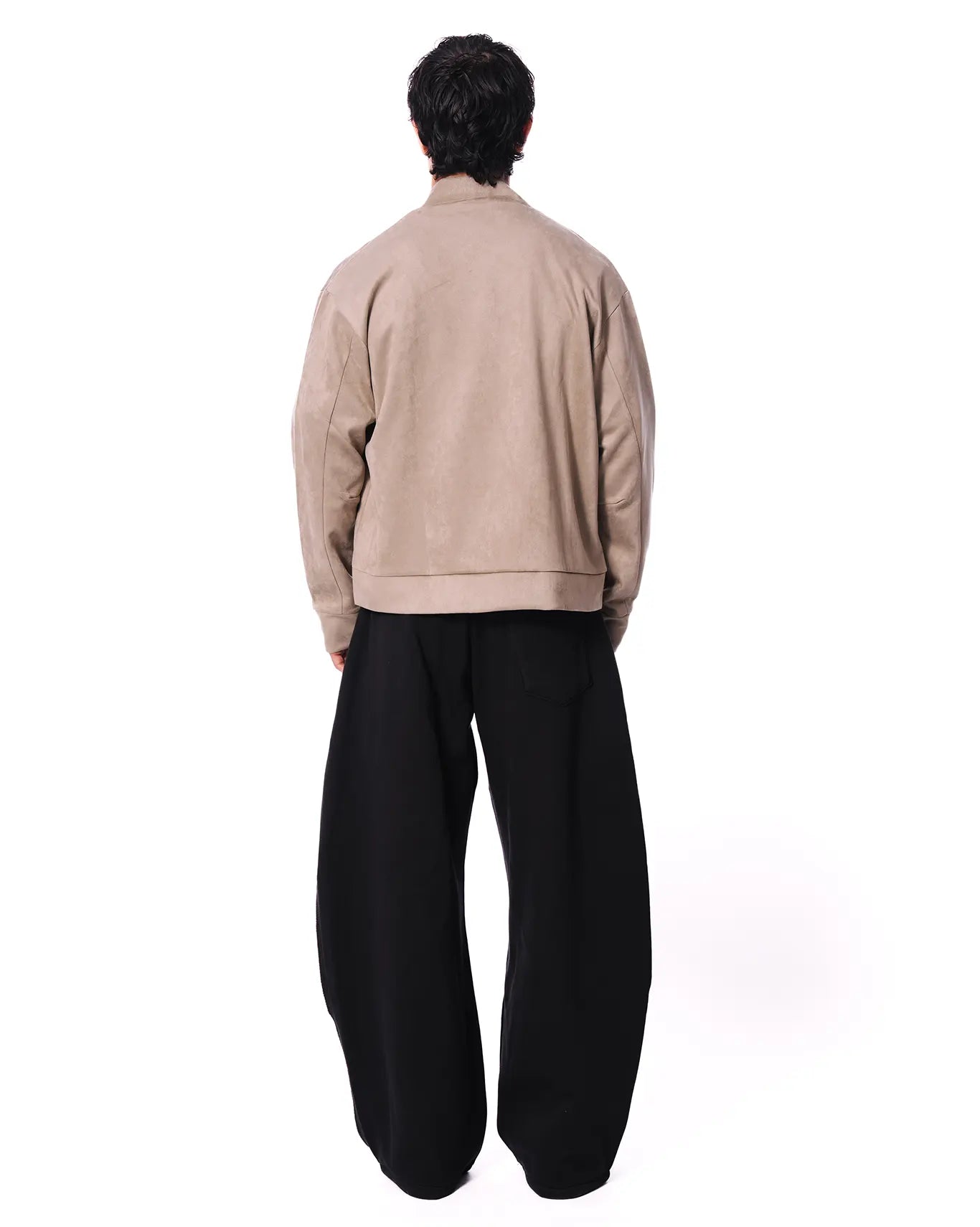 Koyo Suede Varsity Jacket Silver Grey Cult Store Pakistan