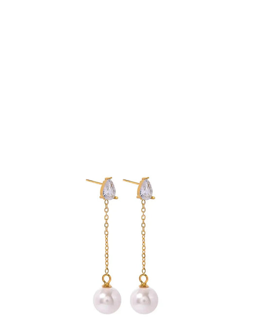 mish and co Gold Capri Earrings cult store womenswear jewelry pk