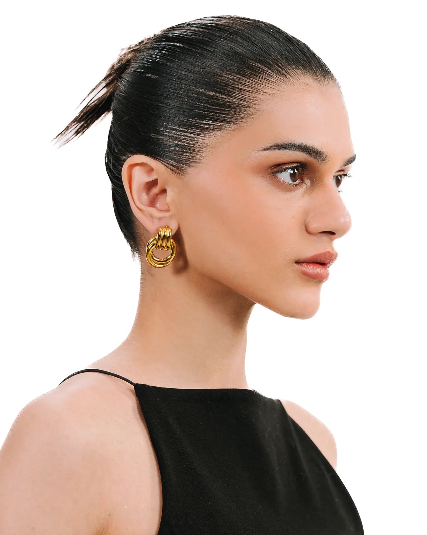 mish and co gold knot earrings cult store pk