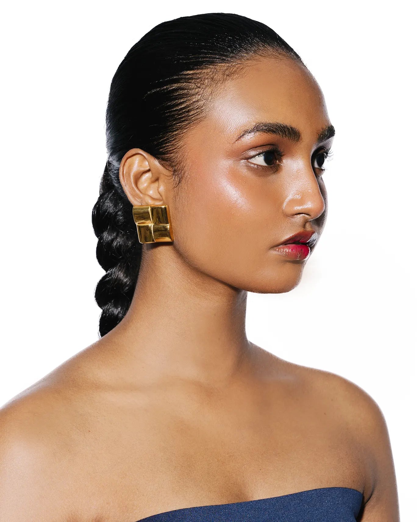 mish and co gold samantha earrings cult store