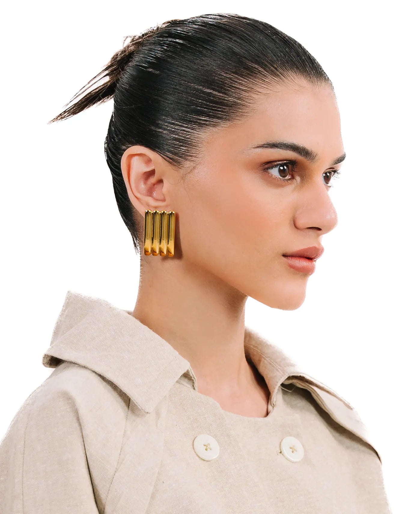 mish & co Gold Hailey Earrings cult store pk