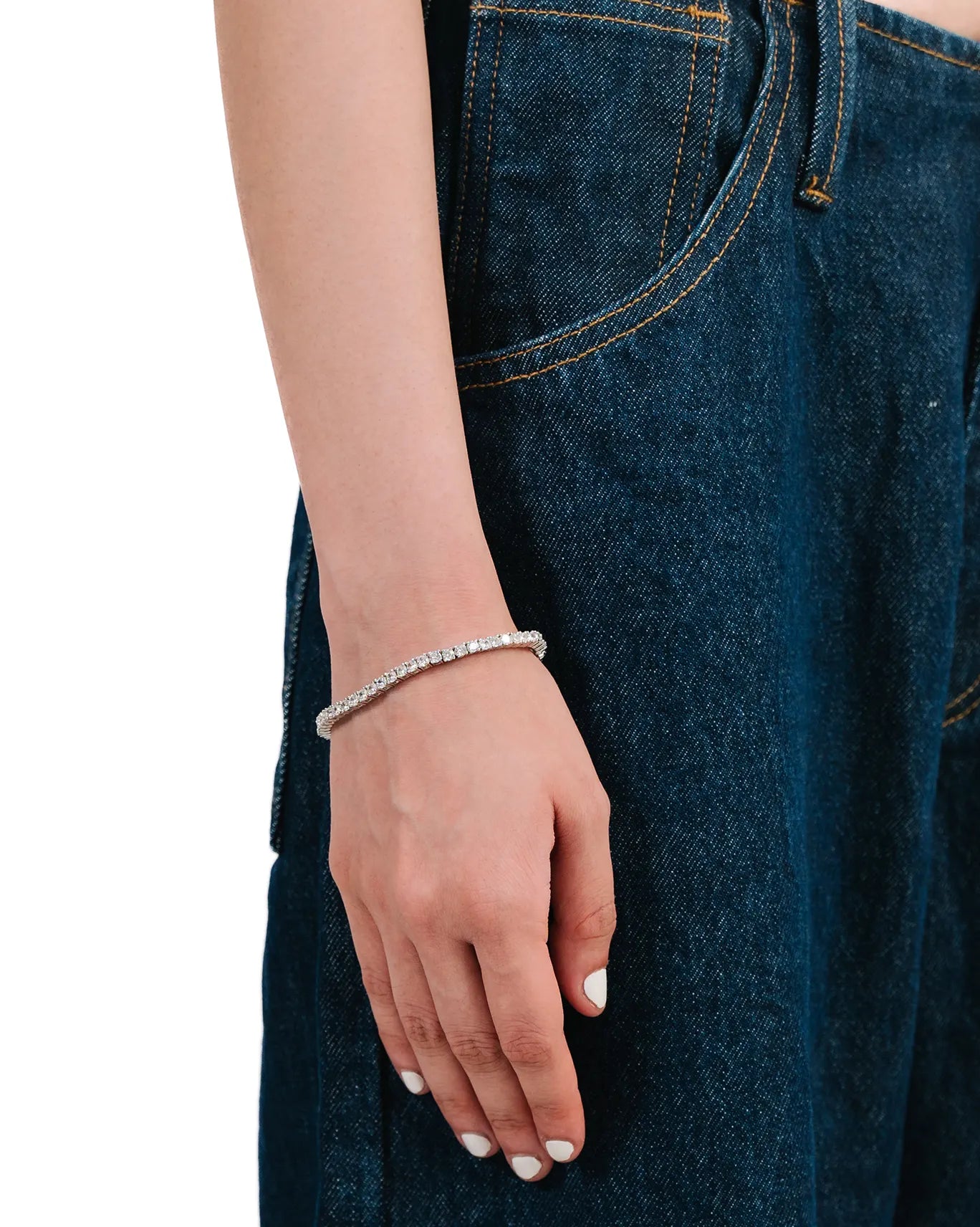mish & co tennis bracelet silver cult store pk